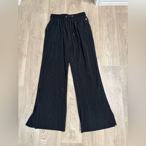 YoungLA Black Wide-Leg Pants